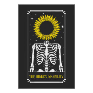 Pôster O Cartão de Conscientização do Tarot de Deficiênci