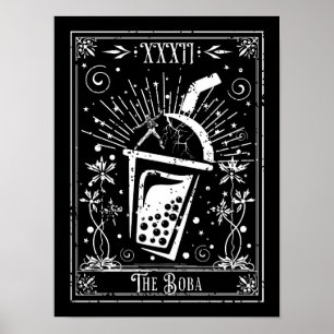 Poster O Cartão de Tarô do Chá Boba
