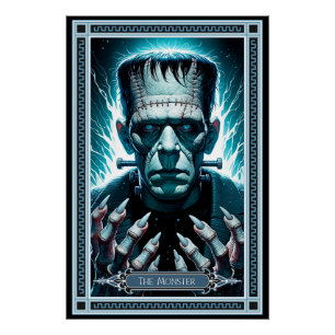 Pôster O Cartão de Tarô Monstro do Frankenstein