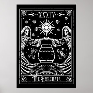 Poster O Cartão de Tarot da Horchata