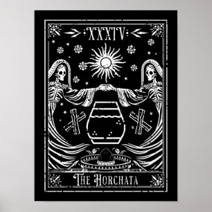Poster O Cartão de Tarot da Horchata
