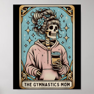 Poster O Cartão de Tarot da Mãe de Ginástica Funny Hallow
