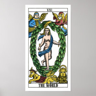 Pôster O Cartão Mundial do Tarot