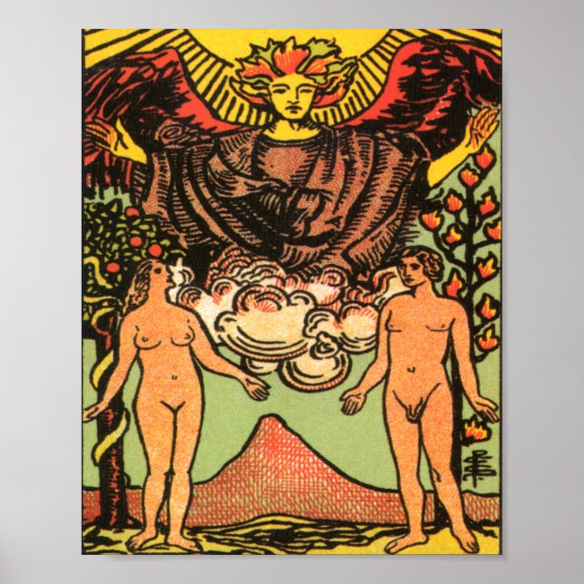 Poster O Cartão Tarot dos Amantes (Frente)