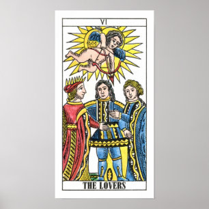 Pôster O Cartão Tarot dos Amantes
