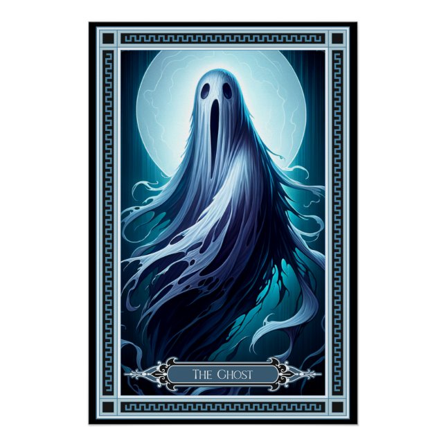 Pôster O Cartão Tarot Fantasma (Frente)