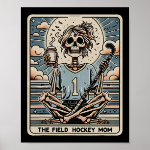 Poster O Cartão Tarrot da Mãe de Hóquei em Campo