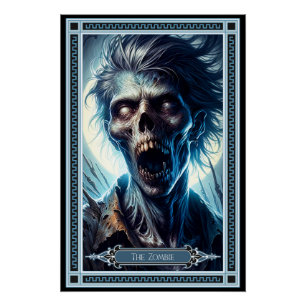 Pôster O Cartão Zombie Tarot