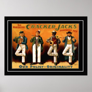 Pôster O Cartaz Antigo dos Four Jacks