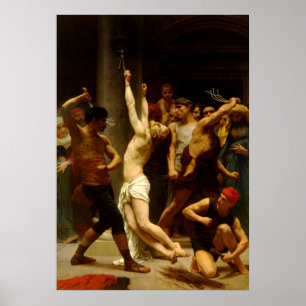 Pôster O Cartaz da Flagelação de Nosso Senhor Jesus Crist