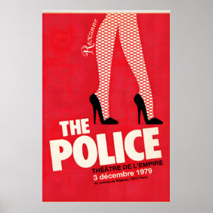 Poster O Cartaz de Roxanne do The Police Live in Paris