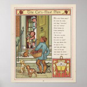 Poster O cartaz do homem da carne de gato