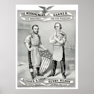 Poster O Cartaz do Trabalhador - Para Presidente