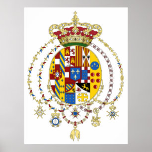 Pôster O casaco arma um reino do oficial Italia dois