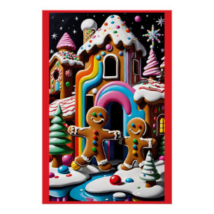 Pôster O Casal de Biscoito de Natal