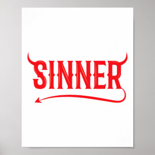 Poster O Casal De Roupas Correspondentes À Roupa Do Sinne