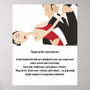 Poster O Casal Tango dança do romance e da paixão