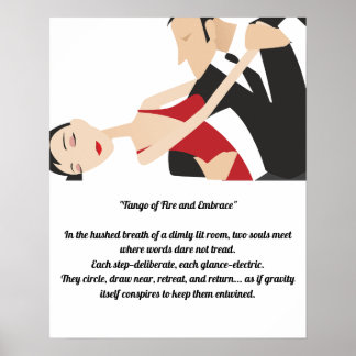 Poster O Casal Tango dança do romance e da paixão