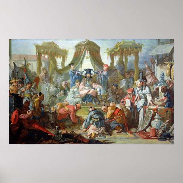 Poster O Casamento chinês, ou Uma audiência com (Frente)