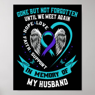 Poster O Casamento Da Camisa De Sensibilização Suicida Se
