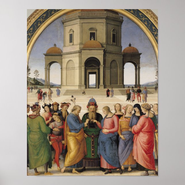 Pôster O Casamento da Virgem, 1500-04 (Frente)