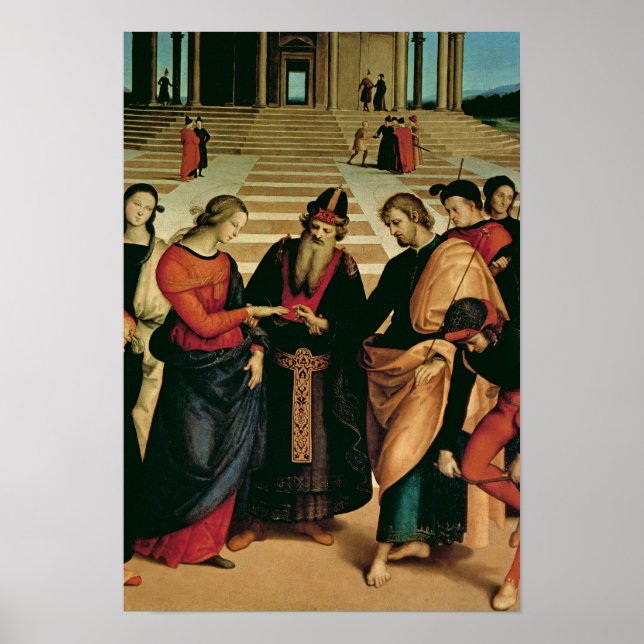 Poster O Casamento da Virgem, 1504 (Frente)