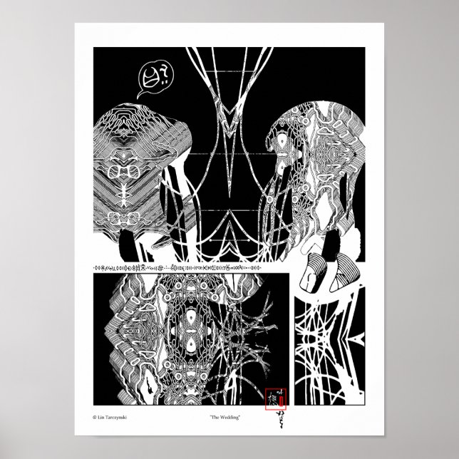 Poster "O Casamento" das Minhas Histórias em quadrinhos M (Frente)