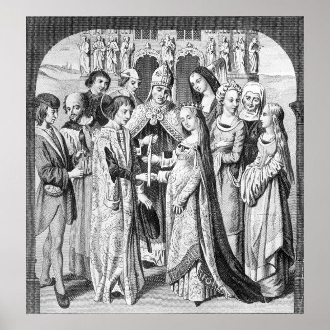 Pôster O Casamento de Henrique VI e Margaret de Anjou (Frente)