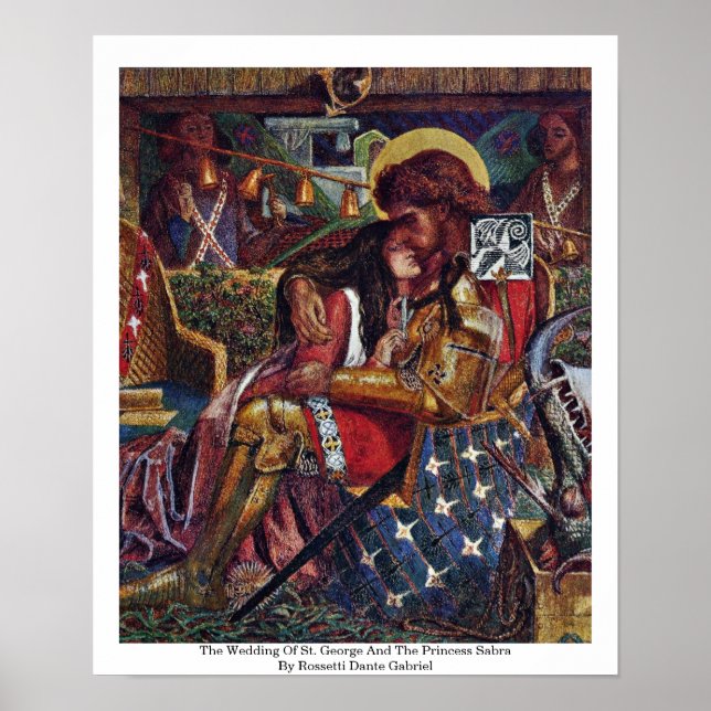 Pôster O Casamento De Ruas, George E A Princesa Sabra. (Frente)