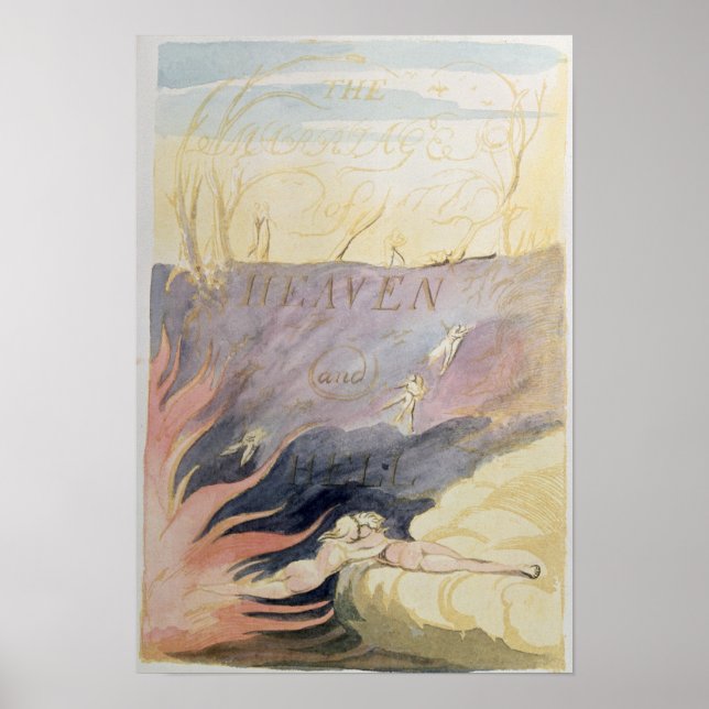 Pôster O Casamento do céu e do inferno (Frente)