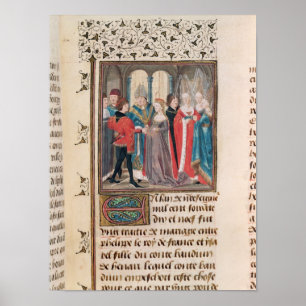 Poster O casamento do rei de Philippe Auguste de France