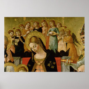 Poster O casamento do santo Catherine de Siena