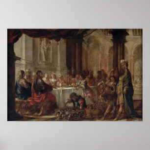 Pôster O casamento em Cana, 1660