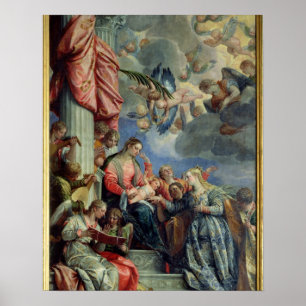Poster O casamento místico de St. Catherine