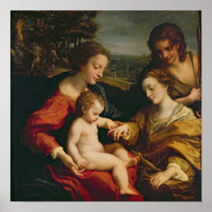 Pôster O casamento místico de St. Catherine de