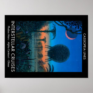 Poster O Cassiopeia alinha cruzeiros interestelares