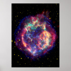 Poster O Cassiopeia uma morte do Supernova… assenta bem