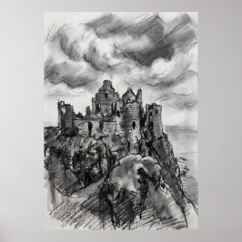 Poster O Castelo da Memória da Tempestade Arte Espiritual