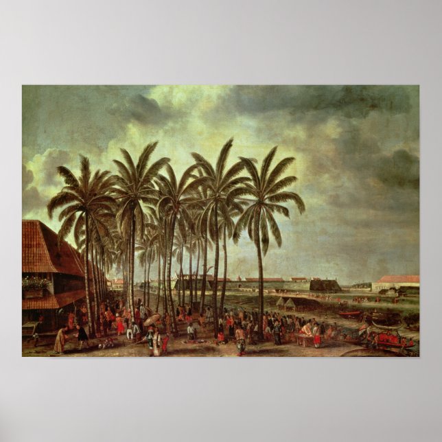 Pôster O Castelo de Batavia, visto de Kali Besar (Frente)