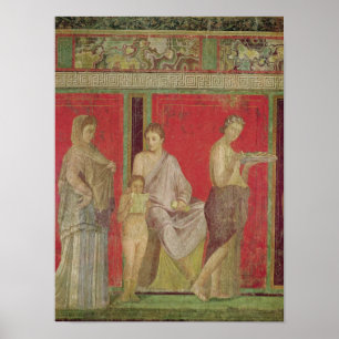 Pôster O catecismo com uma leitura da rapariga