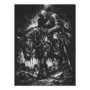 Pôster O Cavaleiro Caído por BurnsInHell