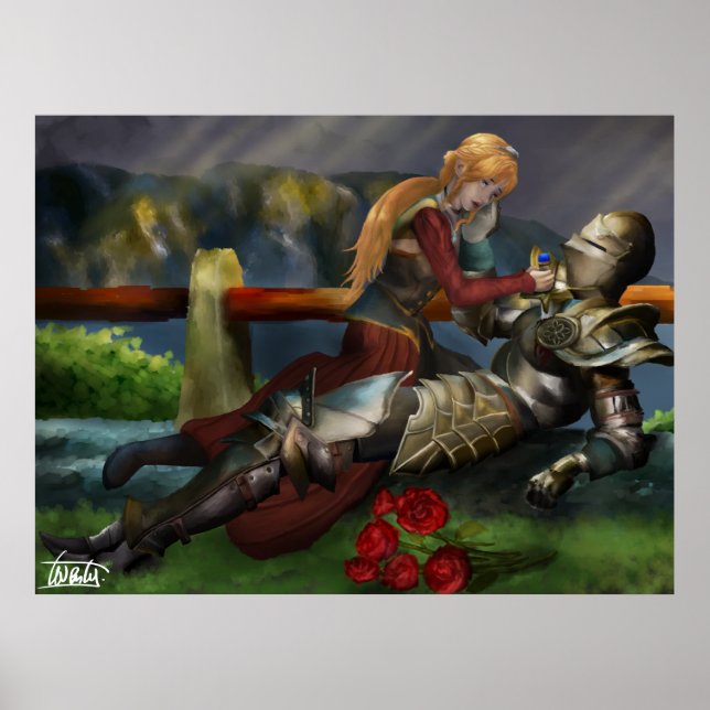 Poster O Cavaleiro e A Princesa (Frente)