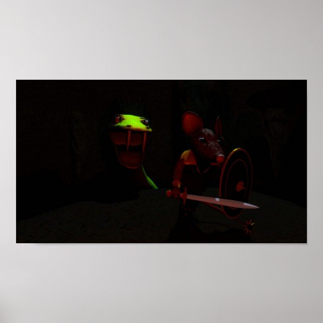 Poster O Cavaleiro e o Dragão (Frente)