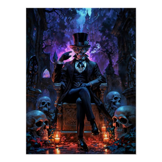 Pôster O Cavalheiro Voodoo Barão Samedi (Frente)
