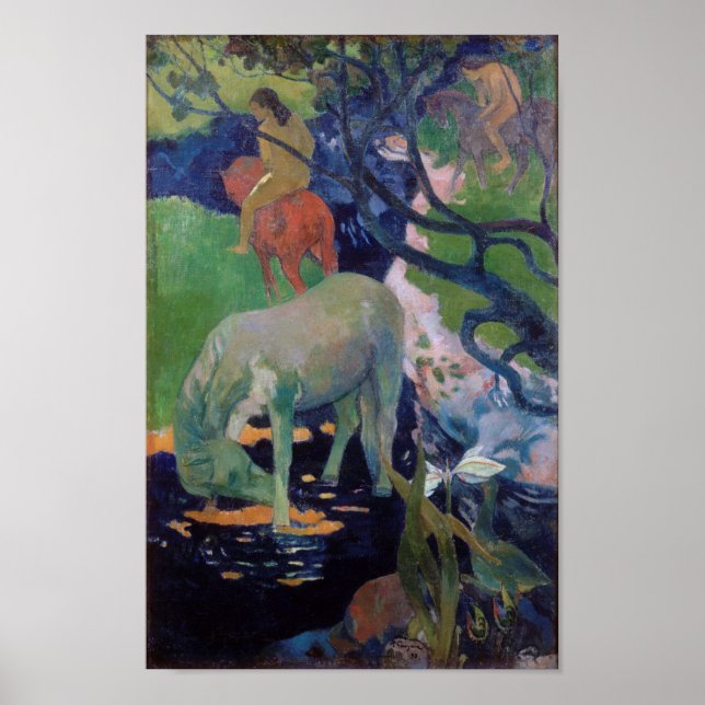 Poster O Cavalo Branco, Gauguin (Frente)