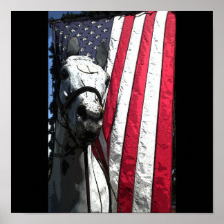 Pôster O Cavalo de Trabalho Americano