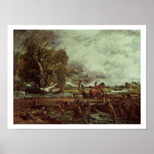 Poster O cavalo do pulo, c.1825 (óleo em canvas)