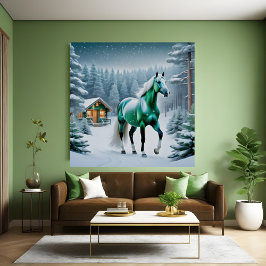 Poster O Cavalo Verde Encantado