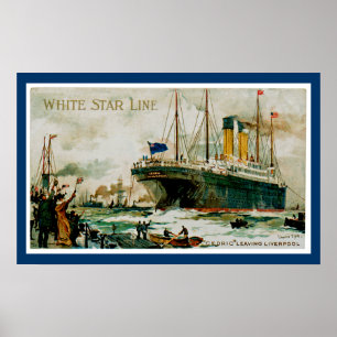 Poster O Cedric da linha branca da estrela que sae de