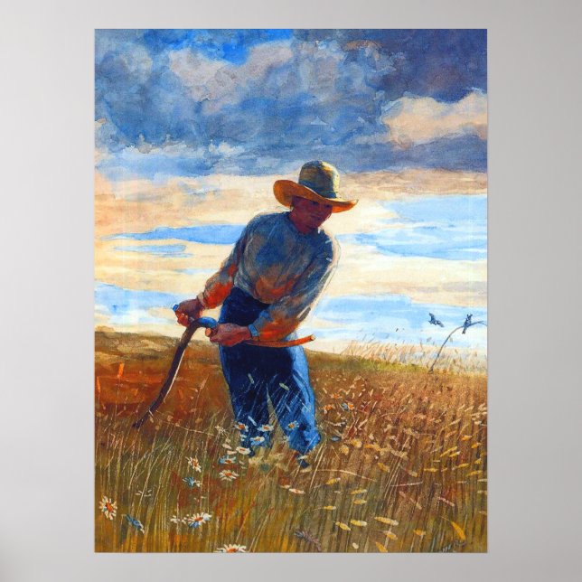 Poster O Ceifeiro Winslow Homer 1878   (Frente)